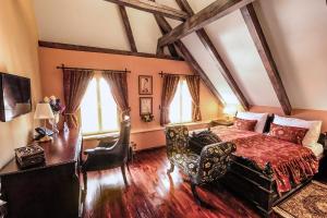 Voodi või voodid majutusasutuse Hotel Ebersbach toas