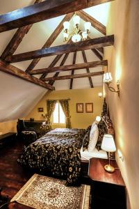 Voodi või voodid majutusasutuse Hotel Ebersbach toas