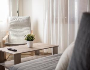 Posezení v ubytování Aelia Apartments
