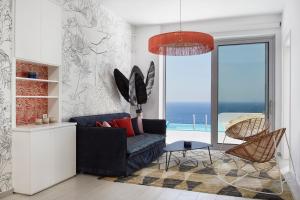 Posezení v ubytování Kouros Hotel & Suites