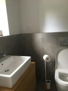 A bathroom at Vila Horec, Vysne Hagy