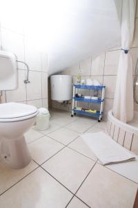 Koupelna v ubytování Apartmani Tea