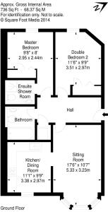 Dicksonfield Quiet Central Family Apartment with Parkingの見取り図または間取り図
