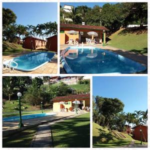 A piscina localizada em Chalé em Ilhabela - Praia de Itaguassu ou nos arredores