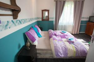 Postel nebo postele na pokoji v ubytování Vila Sazava