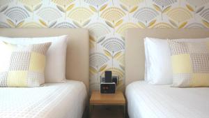Uma cama ou camas num quarto em Shama Island North