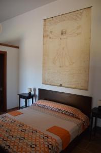 Postel nebo postele na pokoji v ubytování Estudio Rural La Rosa Herrera