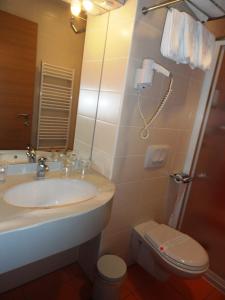 Koupelna v ubytování Hotel Bela Krajina