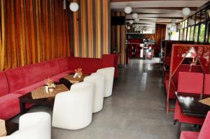 Istumisnurk majutusasutuses Hotel Andrei