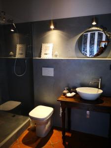 Koupelna v ubytování B&B Il Martin Pescatore
