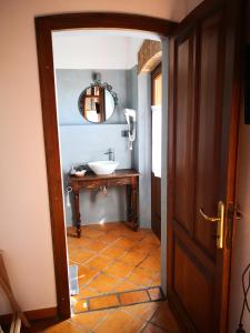Koupelna v ubytování B&B Il Martin Pescatore