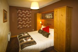 Postel nebo postele na pokoji v ubytování Time to Ski - La Niche