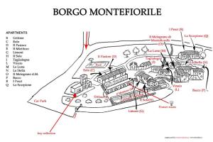 The floor plan of Taglialegna a Montefiorile