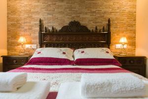 Cama o camas de una habitación en Pension ARCA