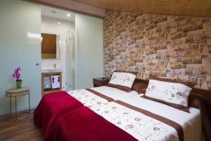 Cama o camas de una habitación en Pension ARCA