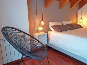 Posteľ alebo postele v izbe v ubytovaní Apartamento dúplex Esterri d'Aneu