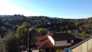 a view from the roof of a house at Casa Cavone in Torrita di Siena