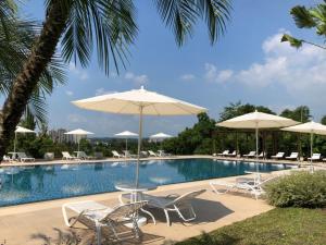 Bazén v ubytování The Grand Hotel Kaohsiung nebo v jeho okolí