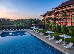 Bazén v ubytování The Grand Hotel Kaohsiung nebo v jeho okolí