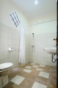 a bathroom with a toilet and a sink at Teja Home Stay in Ubud +47 photos