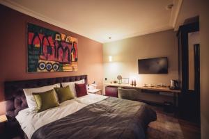 Posteľ alebo postele v izbe v ubytovaní Apartamenty Jan Olbracht