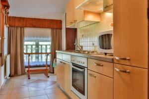 Kuchyň nebo kuchyňský kout v ubytování Hotel Pension Residence