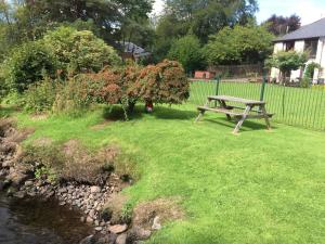 A garden outside Riverside House 