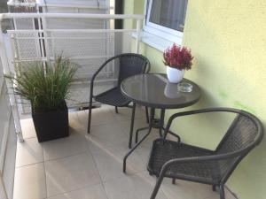 Balkón alebo terasa v ubytovaní Apartament Trzech Stolic