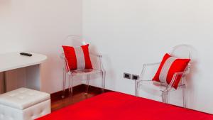 A bed or beds in a room at Vista Mare B&B