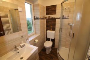 Kúpeľňa v ubytovaní Szent Iván Apartman