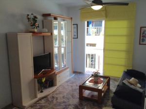 TV a/nebo společenská místnost v ubytování Apartamentos Brisamar a 50 metros de la playa