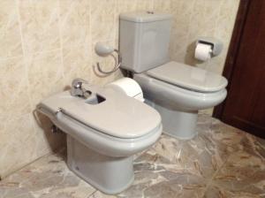 Koupelna v ubytování Apartamentos Brisamar a 50 metros de la playa