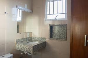 Koupelna v ubytování Hotel Pousada João 3.16