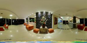Lobbyn eller receptionsområdet på Hotel Santander
