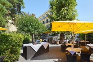 Zahrada ubytování Hotel Hirschen in Freiburg-Lehen