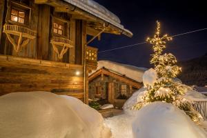 Promi Alm Flachau - Luxus Chalets v zimě