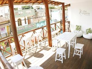 Balkón nebo terasa v ubytování Che Lagarto Hostel Itacaré