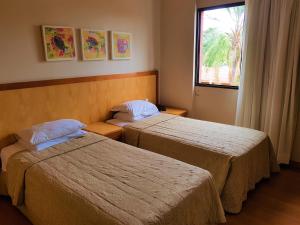 Postel nebo postele na pokoji v ubytování Omega Flat