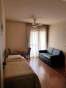 Postel nebo postele na pokoji v ubytování Omega Flat