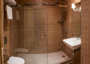 Koupelna v ubytování Boutique Hotel Mimino