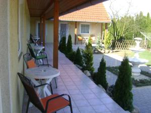 Zahrada ubytování Tünde Apartman