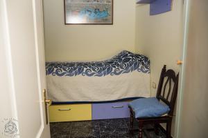 Łóżko lub łóżka w pokoju w obiekcie Comfortable flat in El Fraile