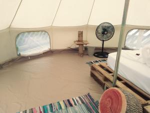 Postel nebo postele na pokoji v ubytování Glamping Due Amici