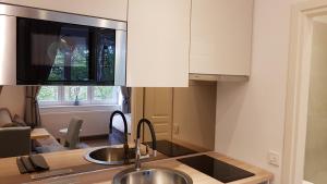 Kuchyňa alebo kuchynka v ubytovaní Citylux Apartments