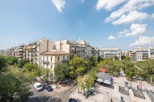 Výhľad na mesto Atény alebo výhľad na mesto priamo z apartmánu