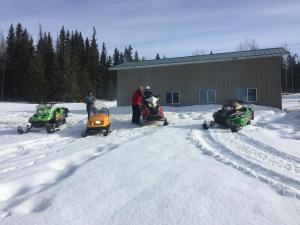 Montana Hill Guest Ranch v zimě