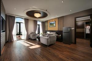 Kuchyň nebo kuchyňský kout v ubytování Grandiose Hotel & Spa