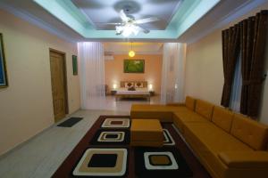 O zonă de relaxare la Ada Waktu Homestay