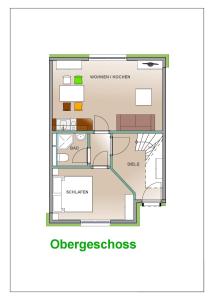 Půdorys ubytování Ferienwohnung "Schonzeit"