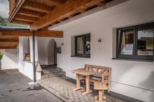 Balkón alebo terasa v ubytovaní Gästehaus Huben